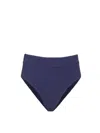 Change Of Scenery Women's Blue Hi Leg Hi Waist Bottom In Navy Texture In Blue
