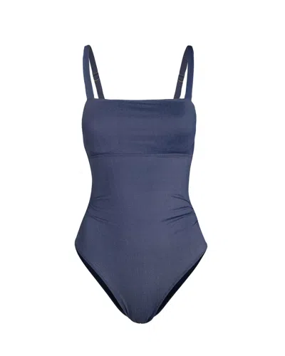 Change Of Scenery Women's Blue Jori One Piece In Indigo Twill