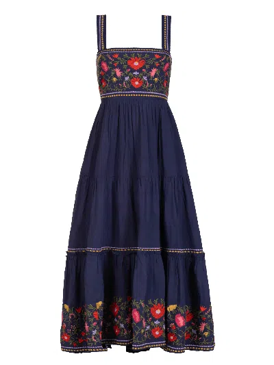Change Of Scenery Lizzie Dress In Blue
