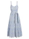 Change Of Scenery Women's Blue / White Addyson Dress In Sky/natural Eyelet