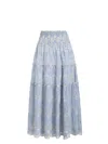 Change Of Scenery Women's Blue / White Charlie Skirt In Sky/natural Eyelet