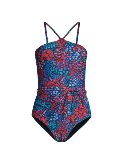 Change Of Scenery Women's Daphne Floral One-piece Swimsuit In In Bloom