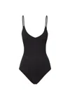 Change Of Scenery Women's Deb One Piece Scoop Back - Black In Black