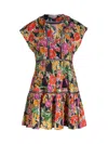 Change Of Scenery Women's Gari Dress In Gardenia In Multi