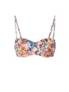 Change Of Scenery Women's Gold / Yellow / Orange Nellie Top In Painted Petals In Gold/yellow/orange