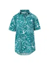 Change Of Scenery Women's Green / Blue Michelle Shirt In Isle Of Palms In Green/blue