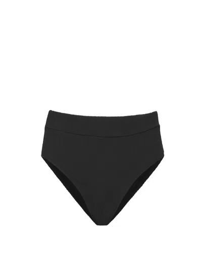 Change Of Scenery Women's Hi Leg Hi Waist Bottom In Black Texture