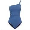 Change Of Scenery Women's Kara One Piece Steel Blue Metallic In Blue