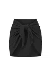 Change Of Scenery Women's Liv Sarong In Black Texture In Black