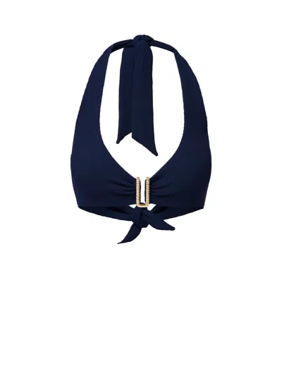 Change Of Scenery Women's Neutrals / Blue Melissa Top In Navy Texture
