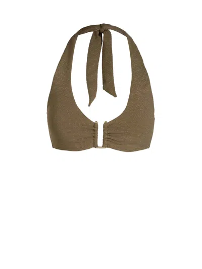 Change Of Scenery Women's Neutrals Shana Top In Martini Metallic In Brown