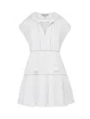 Change Of Scenery Women's Neutrals / White Gari Short Beach Dress Fresh White In White