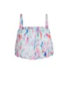 Change Of Scenery Women's Pink / Purple / Blue Dani Top In Hazy Ikat Seafoam