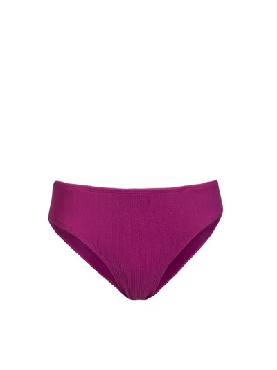 CHANGE OF SCENERY WOMEN'S PURPLE CLASSIC MIDRISE BOTTOM IN PLUM TEXTURE