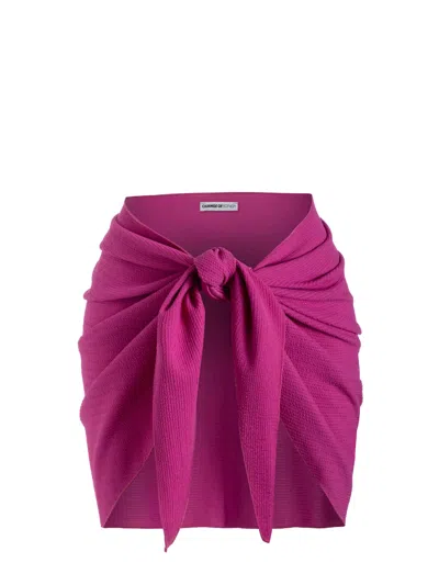 Change Of Scenery Women's Purple Liv Sarong In Plum Texture