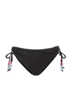 Change Of Scenery Women's Taryn Hipster Tie Bottom In Black Texture