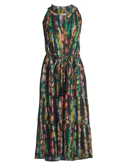 Change Of Scenery Women's Tracy Dyed Cotton Midi-dress In Bimini Sky