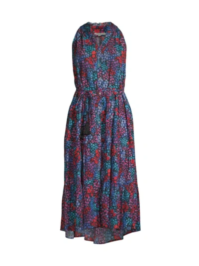 Change Of Scenery Women's Tracy Floral Cotton Midi-dress In In Bloom