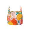 Change Of Scenery Women's Yellow / Orange Dani Top In Zinnia Fields In Yellow/orange