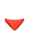 Change Of Scenery Women's Yellow / Orange Ring Trim Bottom In Flame Texture In Yellow/orange