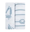 Changing Pad Cover Baby  In Blue Nautical