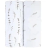 Changing Pad Cover Baby  In Forest Grey Leaf