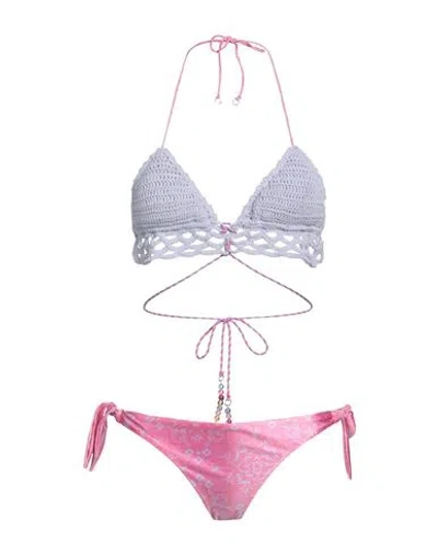 Changit Woman Bikini Fuchsia Size 8 Polyamide, Elastane In Pink