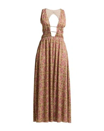 Changit Woman Maxi Dress Lime Green Size 8 Polyester