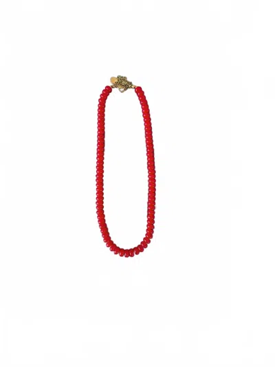 Chansuttpearls Women's Hazel Necklace In Red