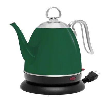 Chantal 1 Qt. Stainless Steel Electric Kettle In Forest Green
