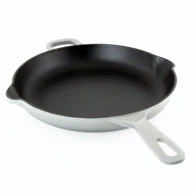 Chantal 10" Cast Iron Skillet In Fade Gray