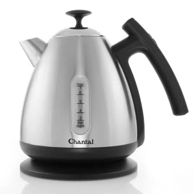 Chantal 1.75 Qt. Vincent Ekettle Electric Water Kettle In Silver;black