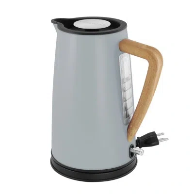 Chantal 1.8 Qt. Stainless Steel Electric Tea Kettle In Matte Fog Gray