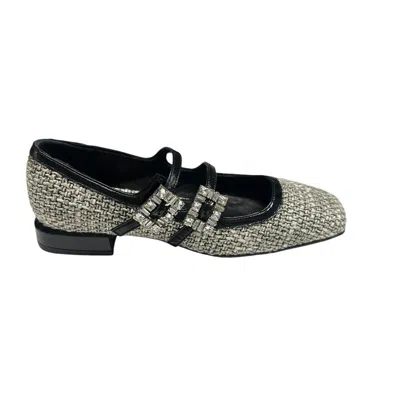 Chantal 1962 - Tweed Melange Beige Black 2439