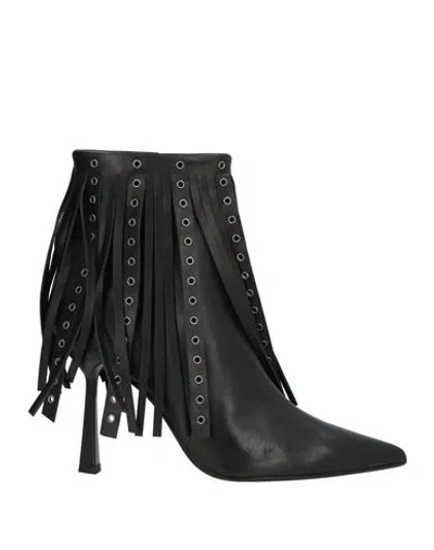 Chantal 1962 Woman Ankle Boots Black Size 5 Leather