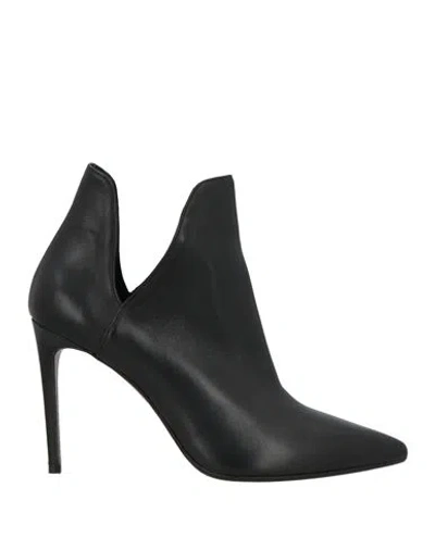 Chantal 1962 Woman Ankle Boots Black Size 7 Leather