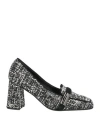 Chantal 1962 Woman Loafers Black Size 8 Textile Fibers
