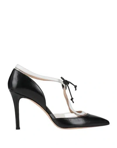 Chantal 1962 Woman Pumps Black Size 6.5 Leather