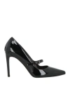 Chantal 1962 Woman Pumps Black Size 7 Leather