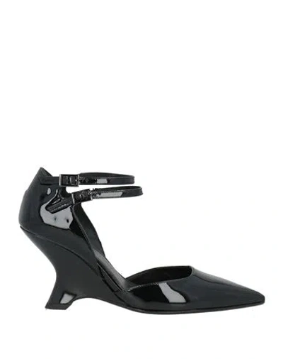 Chantal 1962 Woman Pumps Black Size 7 Leather