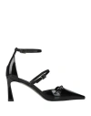 Chantal 1962 Woman Pumps Black Size 7 Leather In Black