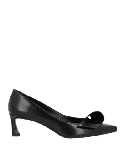 Chantal 1962 Woman Pumps Black Size 7.5 Leather