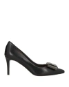 Chantal 1962 Woman Pumps Black Size 8 Leather