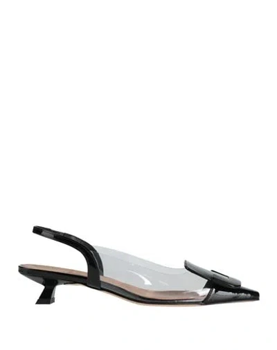 Chantal 1962 Woman Pumps Black Size 8 Leather