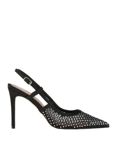 Chantal 1962 Woman Pumps Black Size 8 Textile Fibers