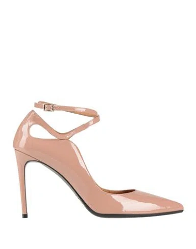 Chantal 1962 Woman Pumps Blush Size 11 Leather