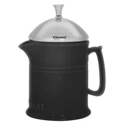 Chantal 2-cup Ceramic French Press Coffee Maker In Black