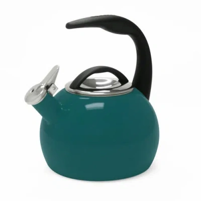 Chantal 2-quart Enamel-on-steel Anniversary Teakettle In Green