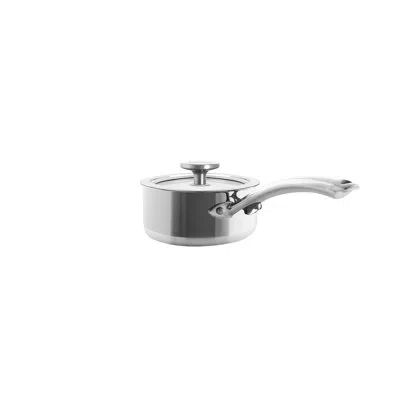 Chantal 3. Clad Stainless Steel Saucepan With Lid In Silver