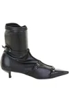 Chantal 30mm Buckle-detail Ankle Boots In Black